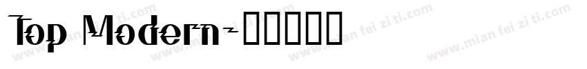 Top Modern字体转换